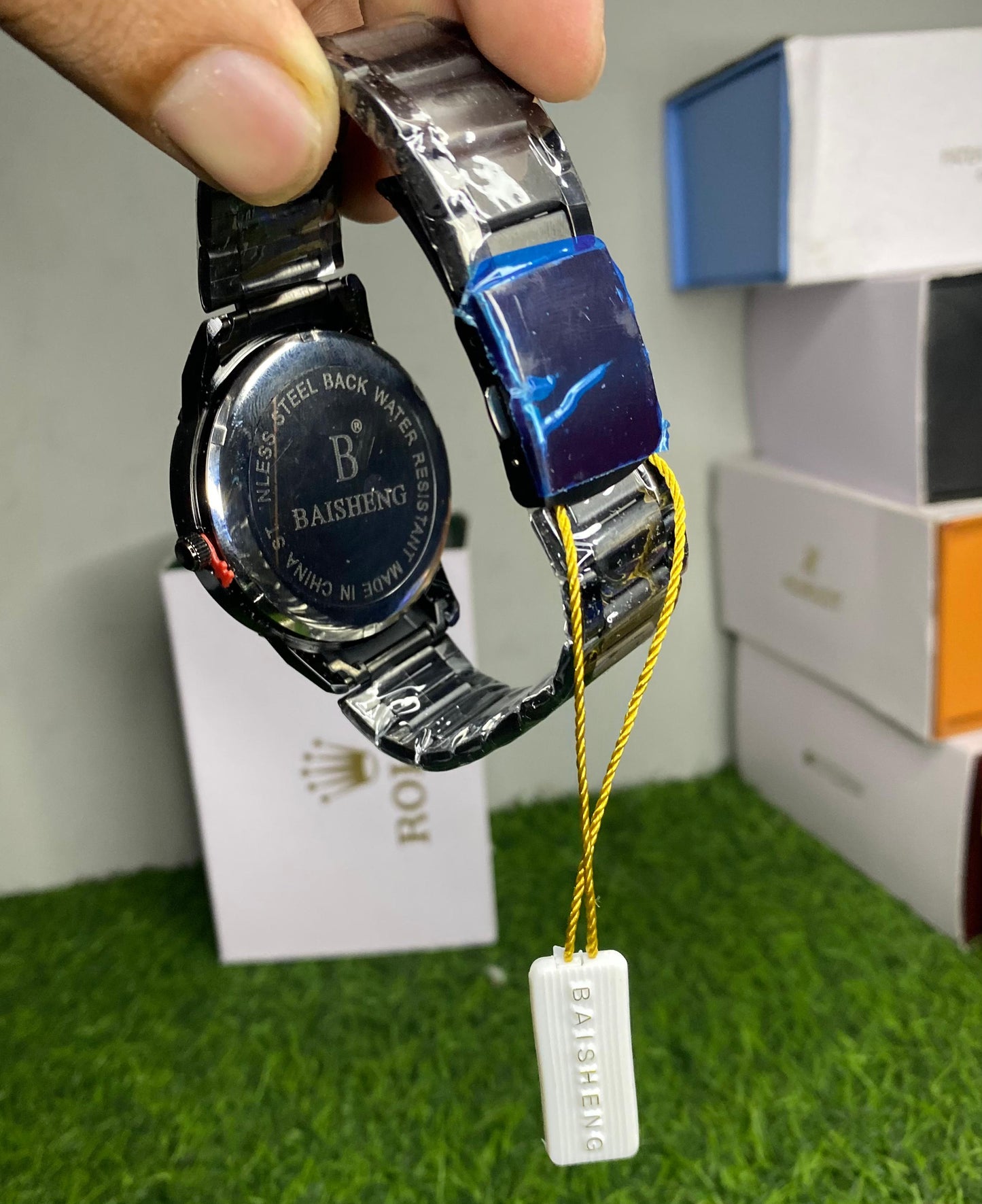 ROTATING WHEEL RIM WATCH