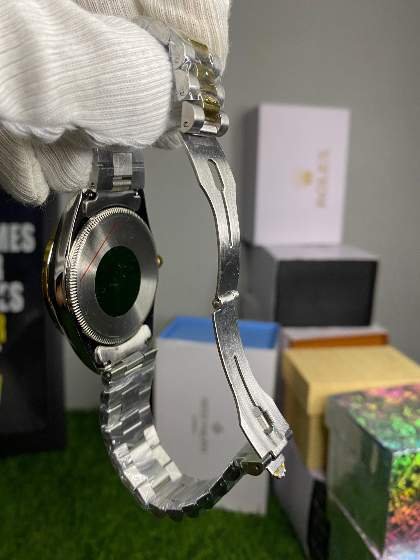 ROLEX OYSTER PERPETUAL DATE JUST BLACK SCREEN