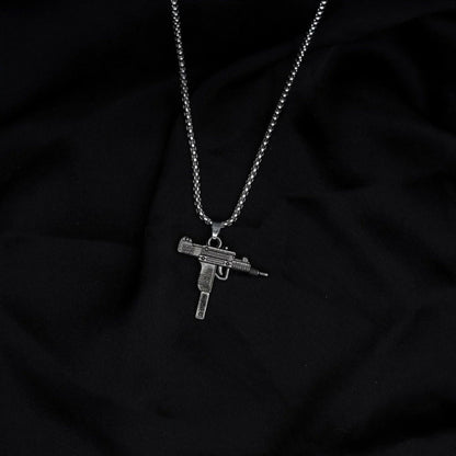 Steel Uzi Pendant