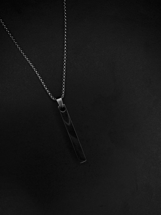 Minimalist Bar Pendant (SILVER COLOR)