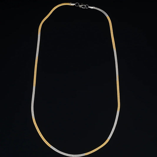 Dual Tone Snake Chain