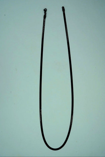 Midnight Black Snake Chain