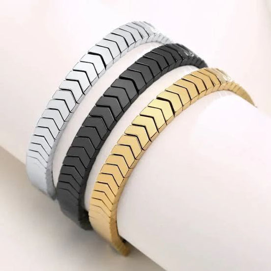 Chevron Beaded Adjustable Bracelets