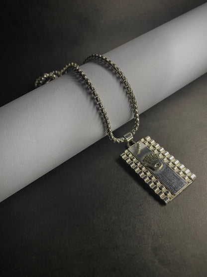 Royal Crown Stainless Steel Pendant